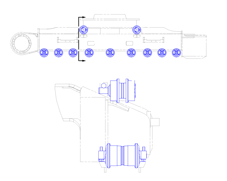 Ktm 卡特CAT325支重轮总成简图.png