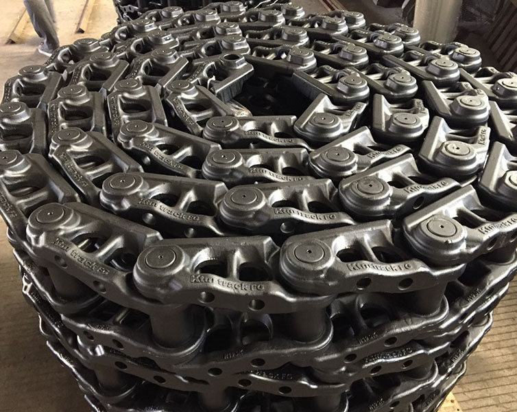 挖掘机链轨在矿山使用怎么加固？